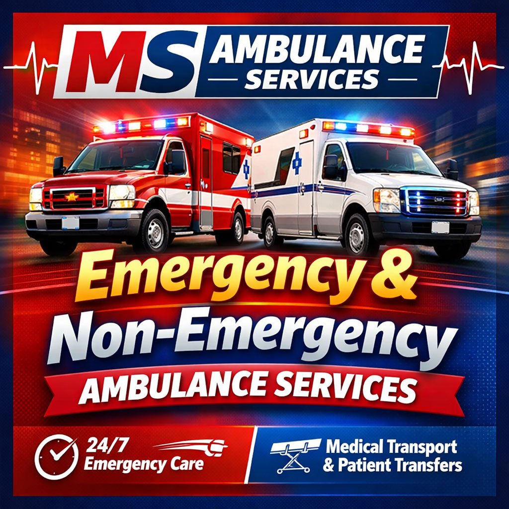 Emergency & Non-Emergency Ambulance Services | 24/7 Medical Transport