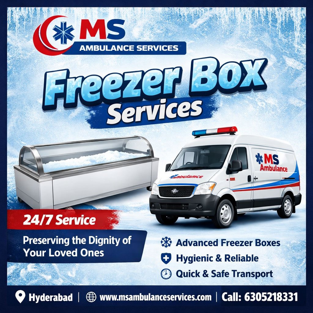 Freezer Box Services in Hyderabad | 24/7 Dead Body Preservation